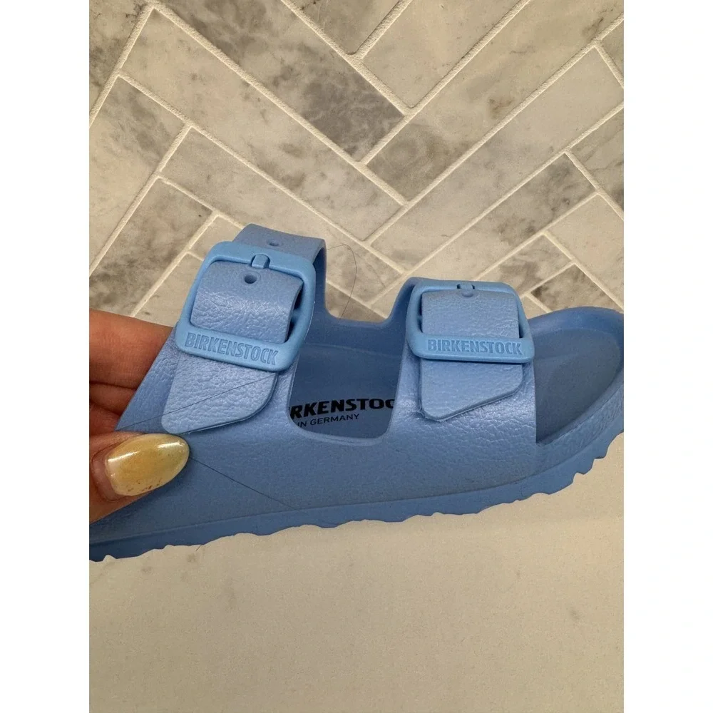 Birkenstock Arizona EVA Sandals Kids Youth Size 12 30 Sky Blue‎ Slip On Slides